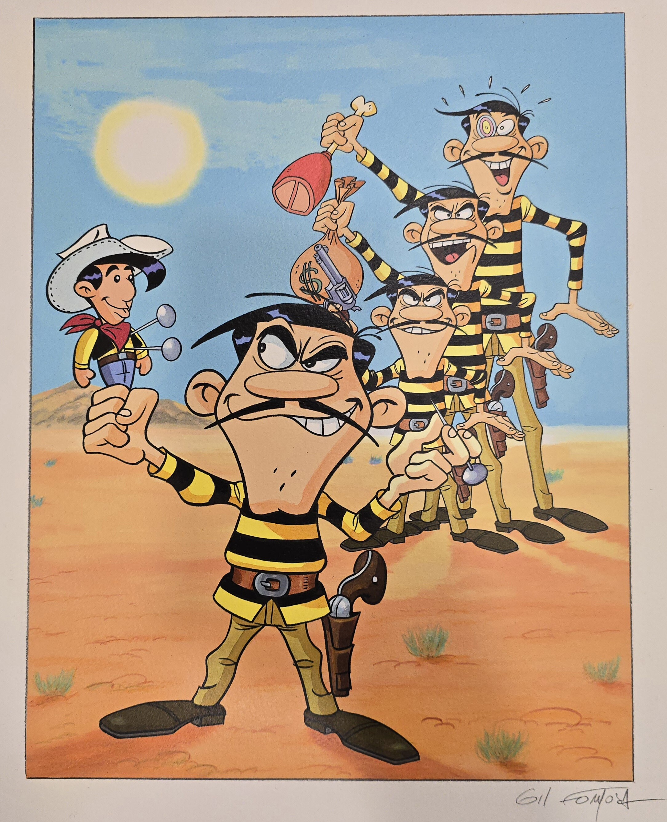 Lucky Luke The Daltons Nintendo DS Box Art